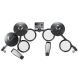 Donner Music DED-70 5 Drums 3 Cymbals with Drum Throne/ Sticks/ Headphone/ Audio Cable EC6700