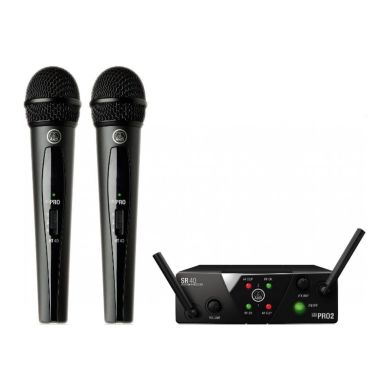 Вокальна радіосистема із двома ручними мікрофонами AKG WMS40 Mini2 Vocal Set BD US25B/D 3350X00060 фото