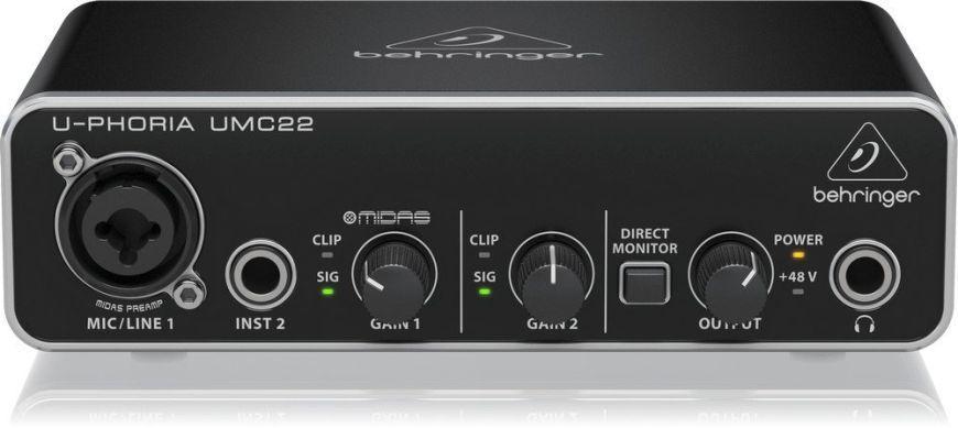 Звуковая карта BEHRINGER UMC22 87052 фото