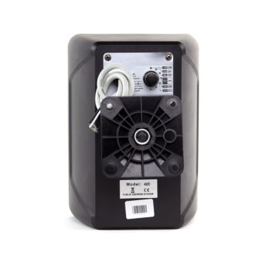 Комплект трансляційної акустики 4all Audio SET 4xWALL 420 IP55 Black 1xPAMP-120-5Zi 88423 фото