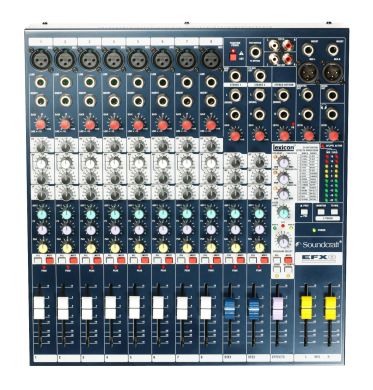 Аналоговый микшерный пульт SOUNDCRAFT EFX8 SCR-E535000000EU фото