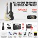 Donner Music DST-100 Sunburst Electric Guitar Kit Yellow EC1169