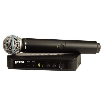 Радіосистема з ручним мікрофоном  SHURE BLX24RE/B58-H8E 78027 фото