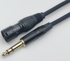 4all Audio XLR M - 6.35 TRS Stereo 1M