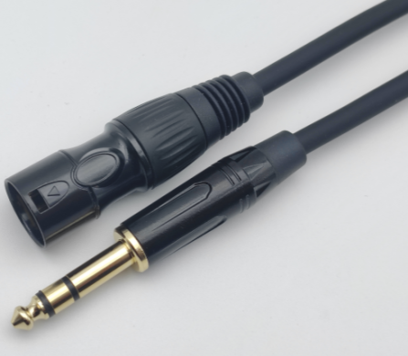 4all Audio XLR M - 6.35 TRS Stereo 1M