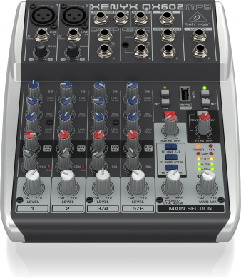 BEHRINGER  Xenyx QX602MP3