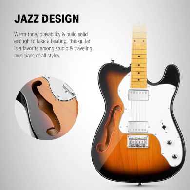 Donner Music DJC-1000S Sunburst Electric Guitar EC1407