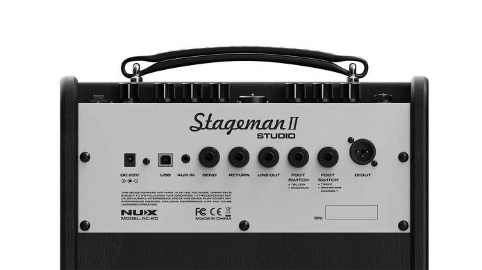 Гітарний комбопідсилювач для акустичної гітари NUX AC-60 Stageman II 86070 фото