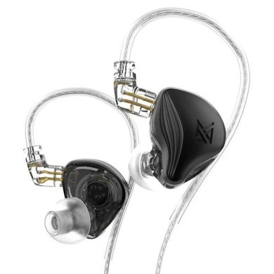Електростатичні гібридні навушники KZ Audio ZEX BLACK NO MIC 86105 фото