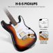 Donner Music DST-100 Sunburst Electric Guitar Kit Sunburst EC1098