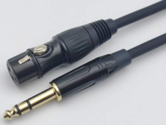 4all Audio XLR F - 6.35 TRS Stereo 1M