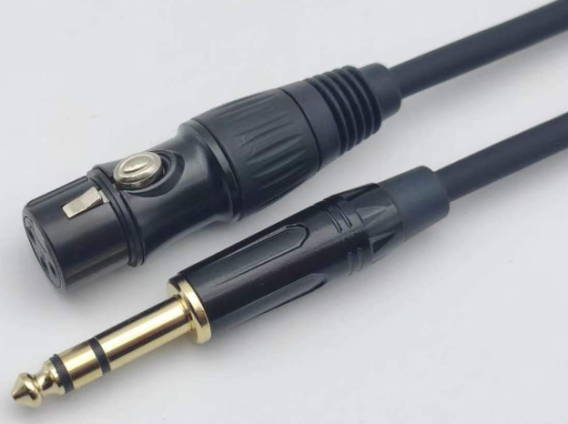 4all Audio XLR F - 6.35 TRS Stereo 1M