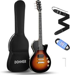 Donner Music DLP-124 Electric Guitar Sunburst EC1277