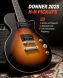 Donner Music DLP-124 Electric Guitar Sunburst EC1276