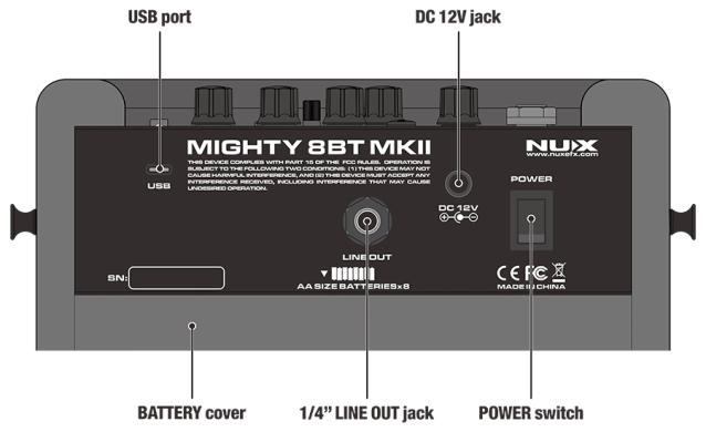 Портативний гітарний комбопідсилювач NUX Mighty 8BT MKII 86850 фото