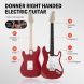 Donner Music DST-100 Sunburst Electric Guitar Kit Red EC1166