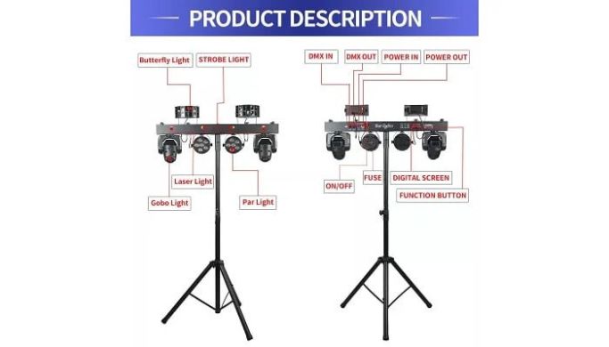 Комплект светового оборудования FREE COLOR T-BAR MAX with stand