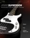 Donner Music DPB-510 Electric Bass Guitar Black EC1228