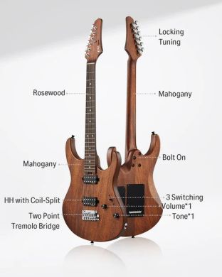 Donner Music DST-700 HH Natural EC6819