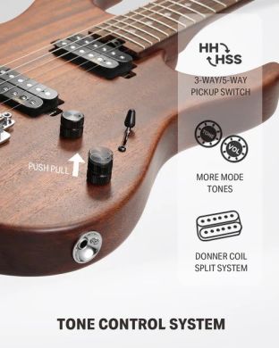 Donner Music DST-700 HH Natural EC6819