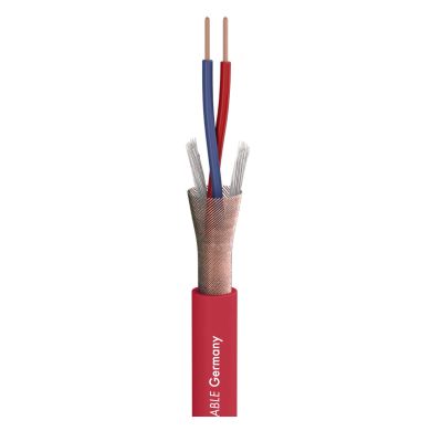 Sommer Cable 200-0003 Microphone Cable Stage 22 Highflex; 2 x 0,22 mm&sup2;; PVC &Oslash; 6,40 mm; red 90124 фото