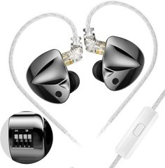 KZ Audio D-FI WITH SWITCH GRAY NO MIC